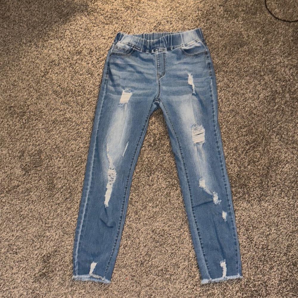 High rise skinny jeans size M from Amazon